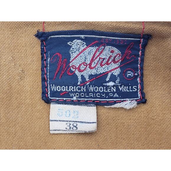 1940-50s Woolrich Red Wool Hunting Jacket Men's Sz 38 (M) - Picture 12 of 13